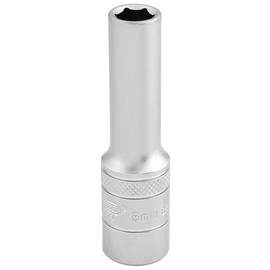 Draper 16578 6 Point Metric Deep Socket 3/8" Sq. Dr. 8mm Draper