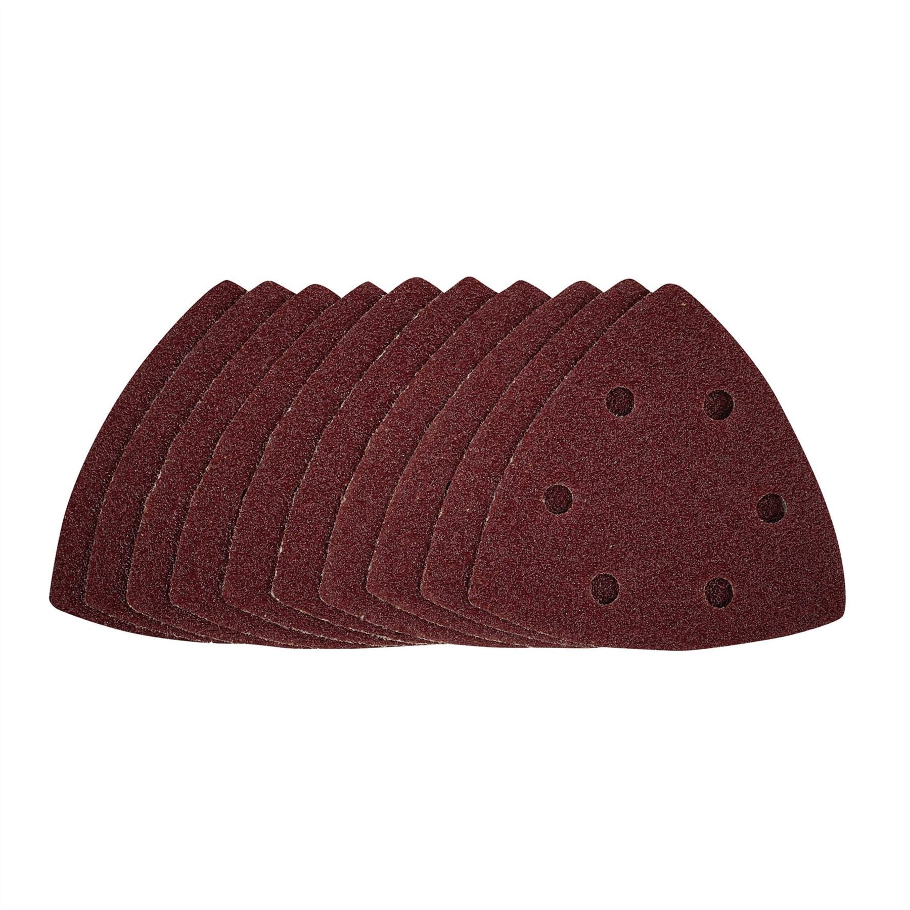 Draper 41694 Delta Sanding Sheets with Hook and Loop 93mm 40 Grit Pack of 10 Draper