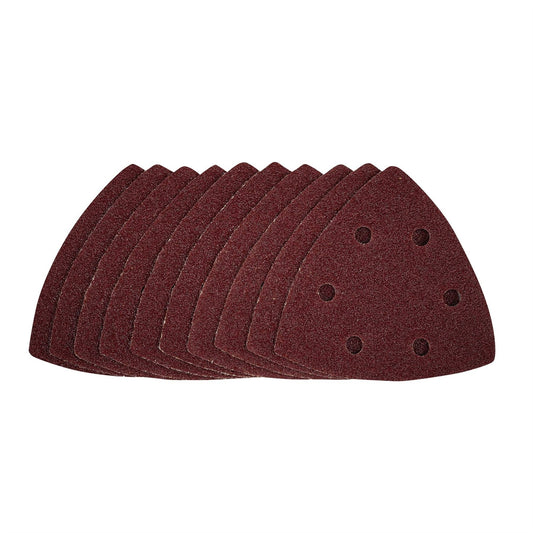 Draper 41694 Delta Sanding Sheets with Hook and Loop 93mm 40 Grit Pack of 10 Draper