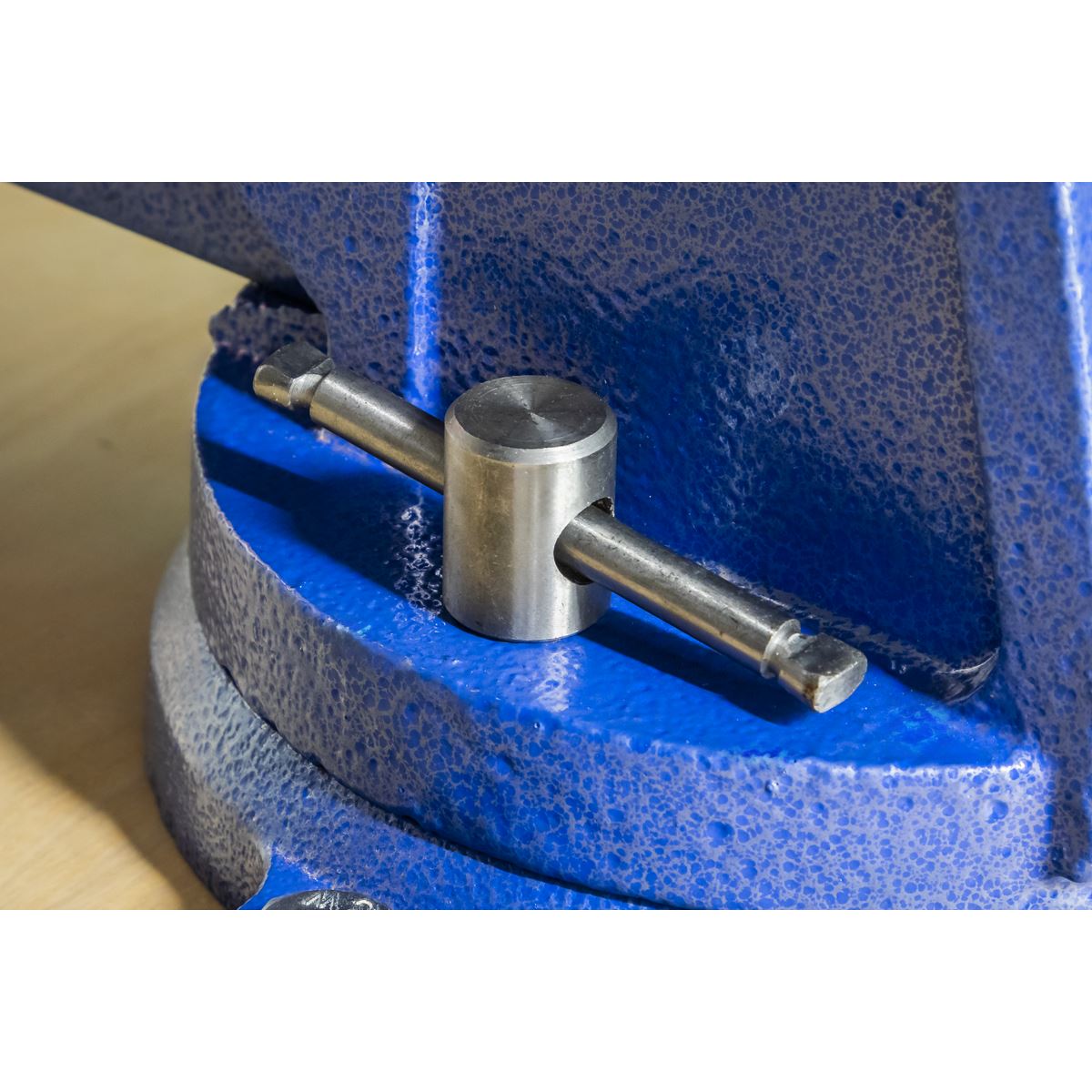 Sealey CVXTB125COMBO Heavy-Duty Professional Vice with Swivel Base 125mm Sealey