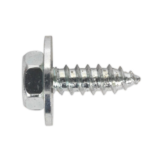 Sealey ASW812 Acme Screw with Captive Washer #8 x 1/2" Zinc Pack of 50 Sealey