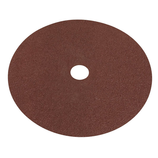 Sealey WSD740 Fibre Backed Disc Ø175mm - 40Grit Pack of 25 Sealey