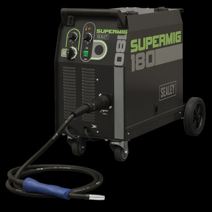 Sealey SUPERMIG180 Professional MIG Welder 180A 230V with Binzel® Euro Torch Sealey