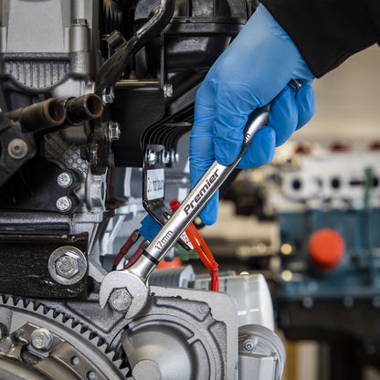 Sealey AK63950 Combination Spanner Set Anti-Slip 12pc Metric - Platinum Series Sealey