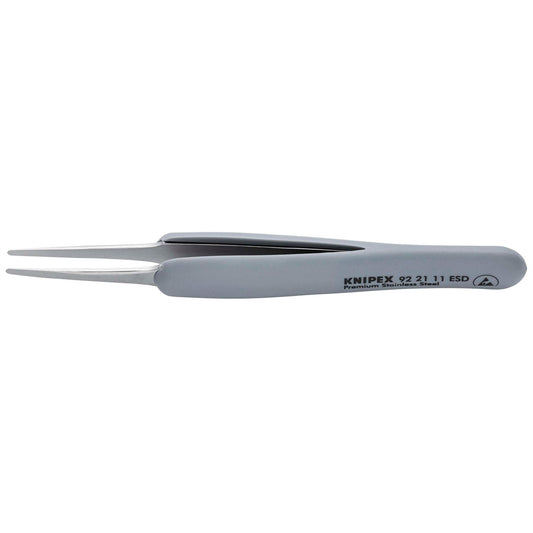 Knipex 13195 92 21 11 ESD Precision Tweezers with rubber handles ESD 123mm Draper