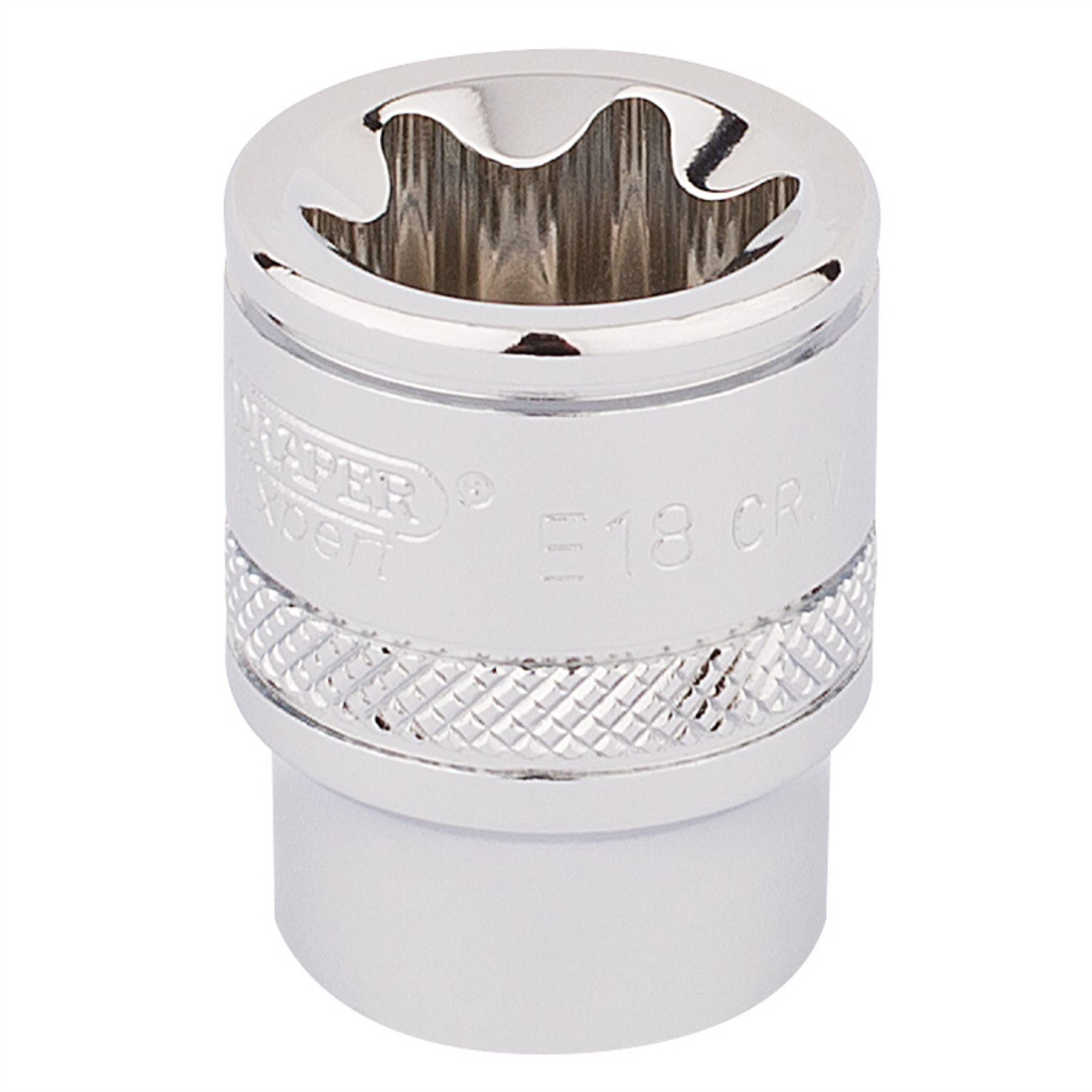 Draper 34207 TX-STAR® Socket 3/8" Sq. Dr. E18 Draper