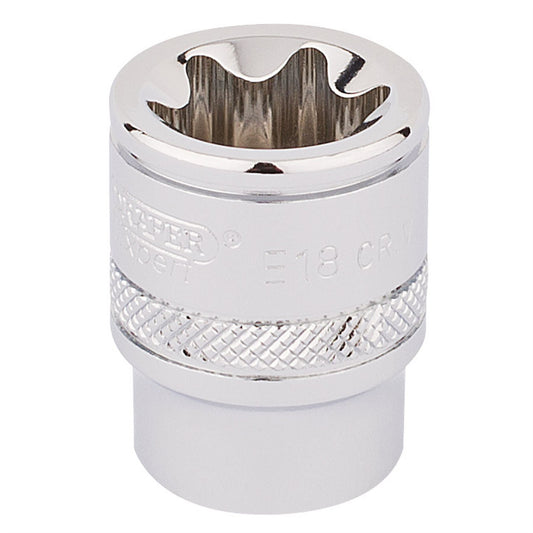 Draper 34207 TX-STAR® Socket 3/8" Sq. Dr. E18 Draper