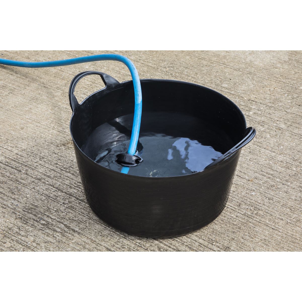 Sealey SFT30 Heavy-Duty Flexi Tub 30L - Black Sealey