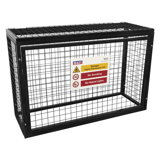 Sealey GCSC419 Safety Cage - 4 x 19kg Gas Cylinders Sealey