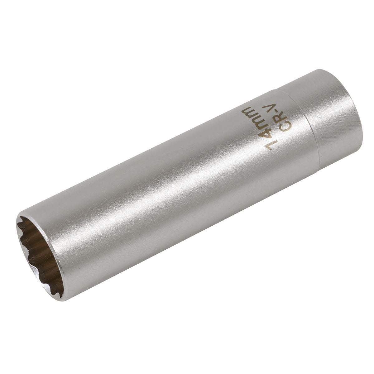 Sealey AK6568 Spark Plug Socket with Magnetic Retainer 14mm 3/8"Sq Drive 12-Point Sealey