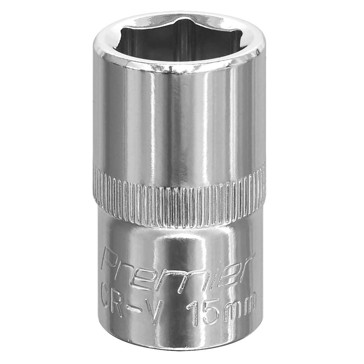Sealey SP1215 WallDrive® Socket 15mm 1/2"Sq Drive Fully Polished Sealey