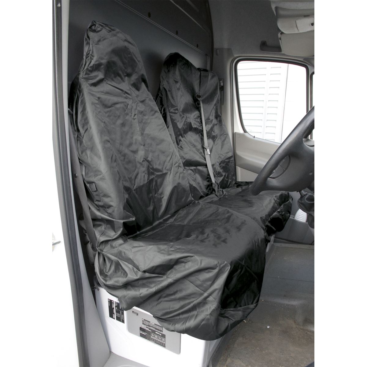 Sealey CSC7 Van Seat Protector Set 2pc Heavy-Duty Sealey