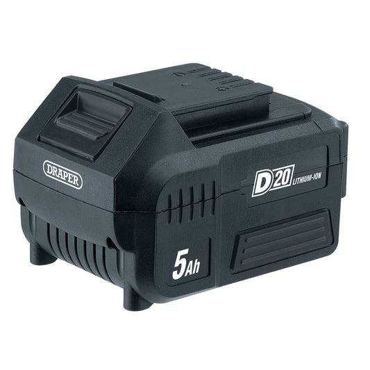Draper 55907 D20 20V Li-ion Battery 5.0Ah Draper