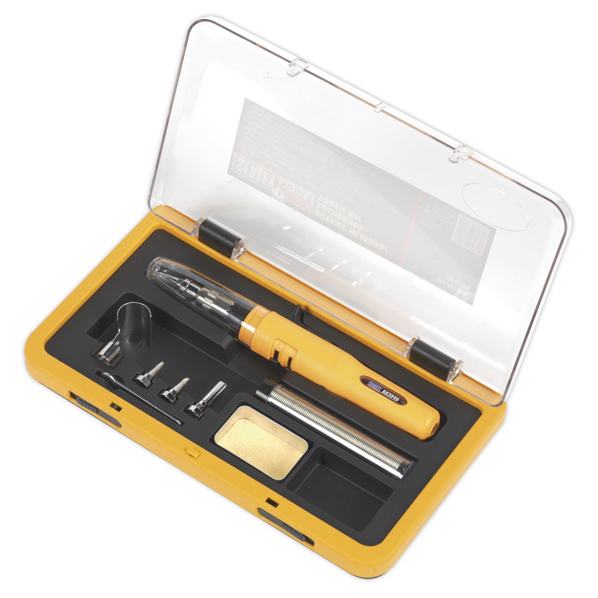 Sealey AK2946 Butane Heating/Soldering Torch Kit 8pc Sealey