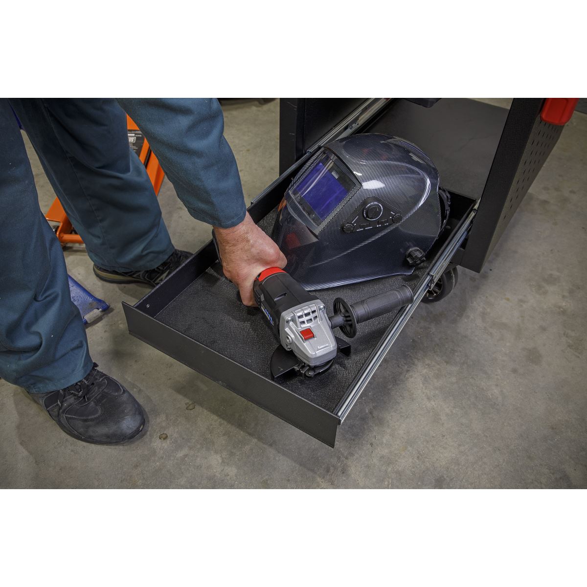 Sealey APPTR8 8 Power Tool Rack Trolley 450mm Sealey