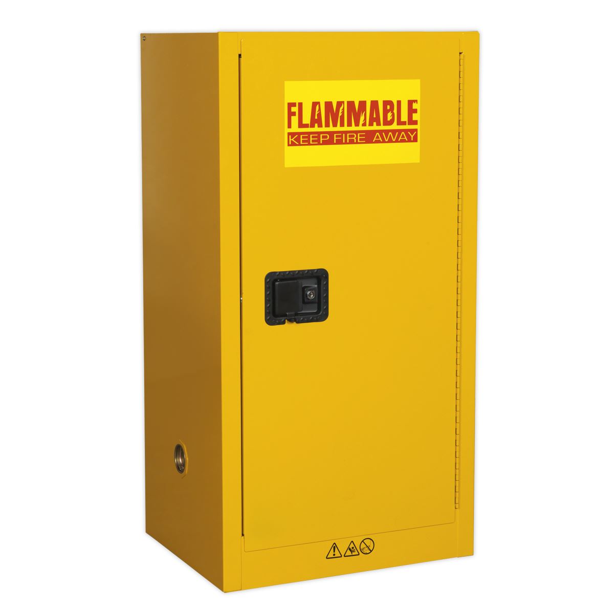 Sealey FSC08 Flammables Storage Cabinet 585 x 460 x 1120mm Sealey
