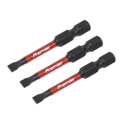 Sealey AK8226 Slotted 4.5mm Impact Power Tool Bits 50mm - 3pc Sealey