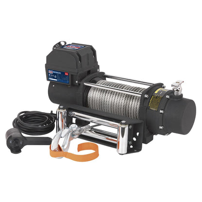 Sealey SRW4300 Self-Recovery Winch 4300kg (9500lb) Line Pull 12V Sealey