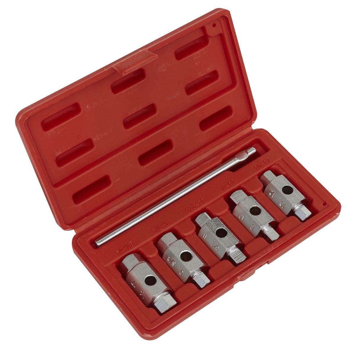 Sealey AK659 Drain Key Set 6pc Double End Sealey