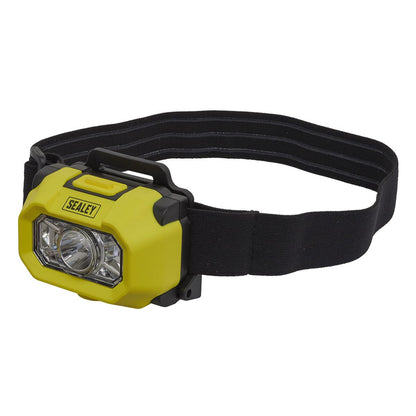 Sealey HT452IS Head Torch 1.8W SMD LED Intrinsically Safe ATEX/IECEx Approved Sealey