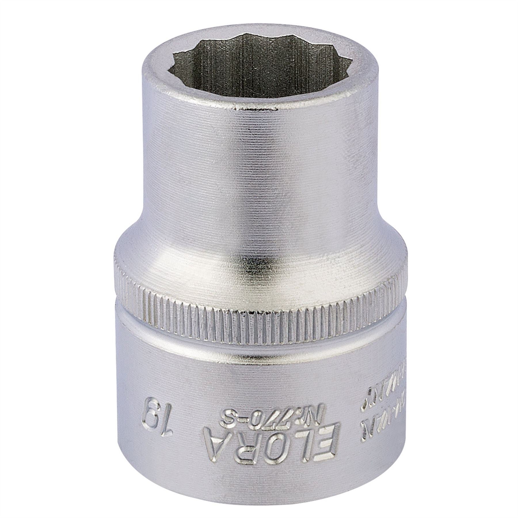 Elora 00682 Bi-Hexagon Socket 3/4" Sq. Dr. 19mm Elora