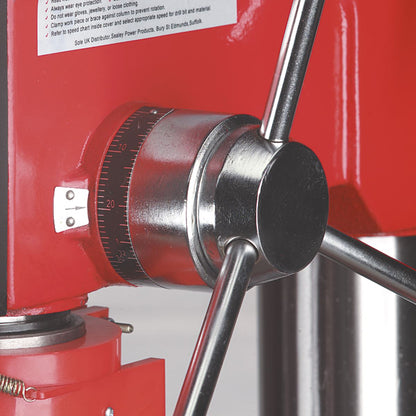 Sealey GDM1630FR Radial Pillar Drill Floor 5-Speed 550W/230V Sealey