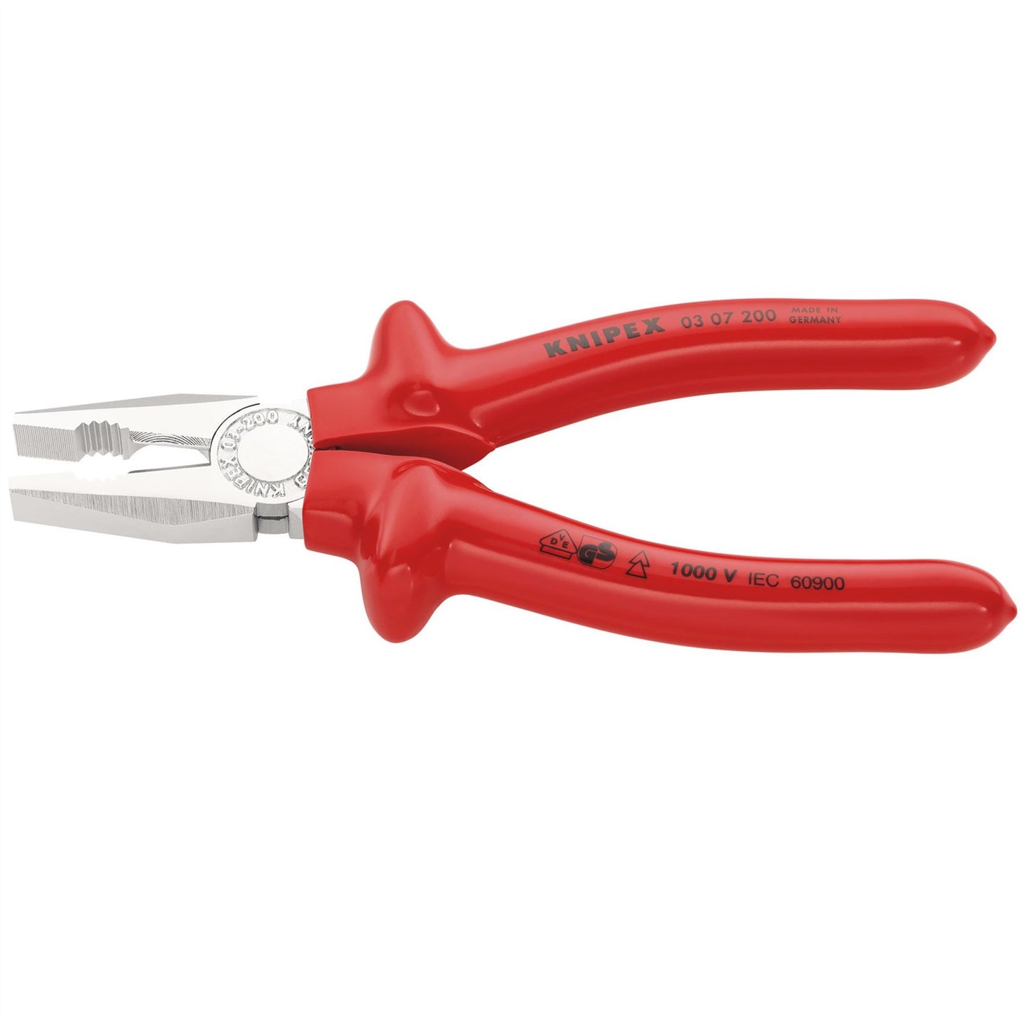 Knipex 21453 03 07 200 VDE Combination Pliers 200mm Knipex