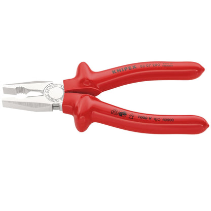 Knipex 21453 03 07 200 VDE Combination Pliers 200mm Knipex