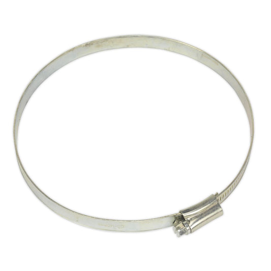 Sealey SHC6 Hose Clip Zinc Plated Ø120-140mm Pack of 10 Sealey