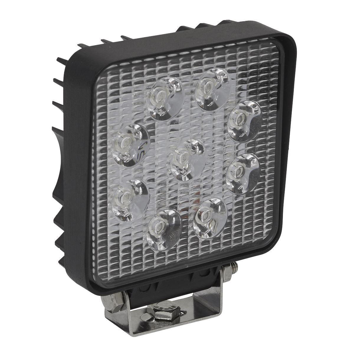 Sealey LED3S Square Worklight with Mounting Bracket 27W SMD LED Sealey