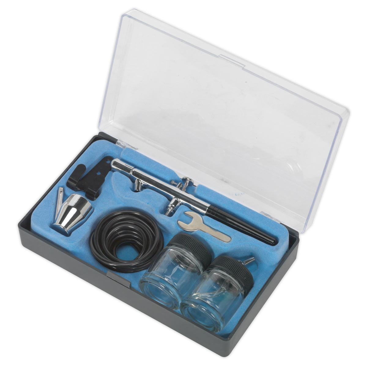 Sealey AB932 Air Brush Kit Professional without Propellant Sealey