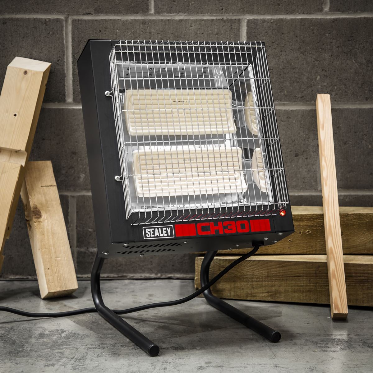 Sealey CH30 Ceramic Heater 1.4/2.8kW 230V Sealey