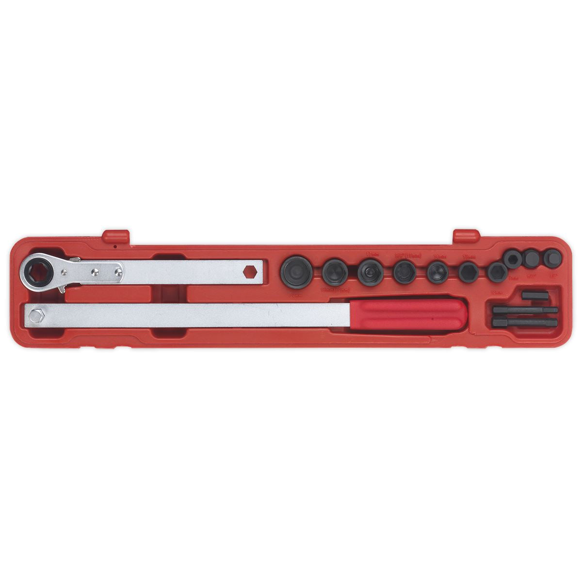 Sealey VS784 Ratchet Action Auxiliary Belt Tension Tool Kit Sealey
