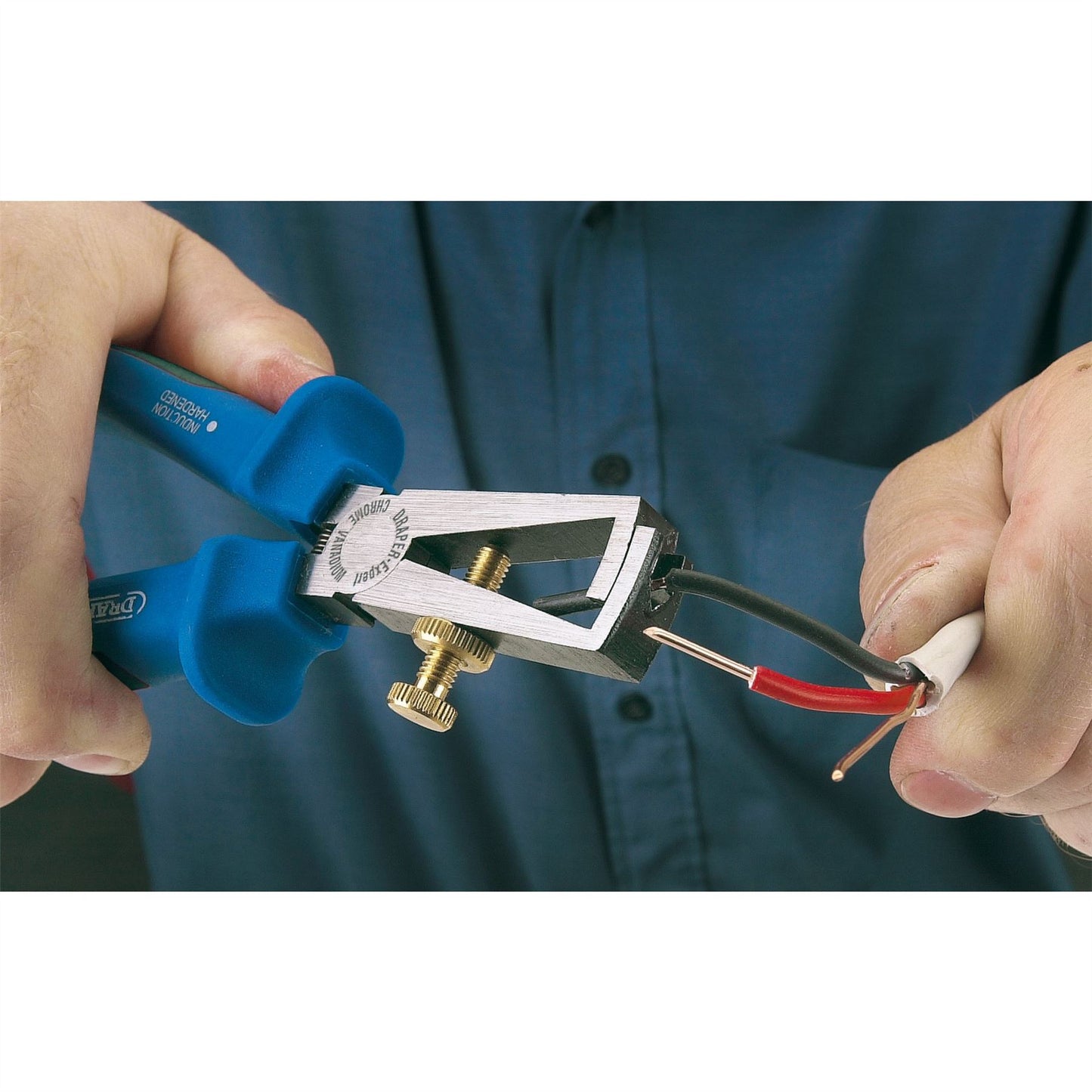 Draper 68894 Heavy Duty Soft Grip Wire Stripping Pliers 150mm Draper