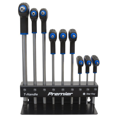 Sealey AK7196 TRX-Star* Key Set 9pc T-Handle Sealey