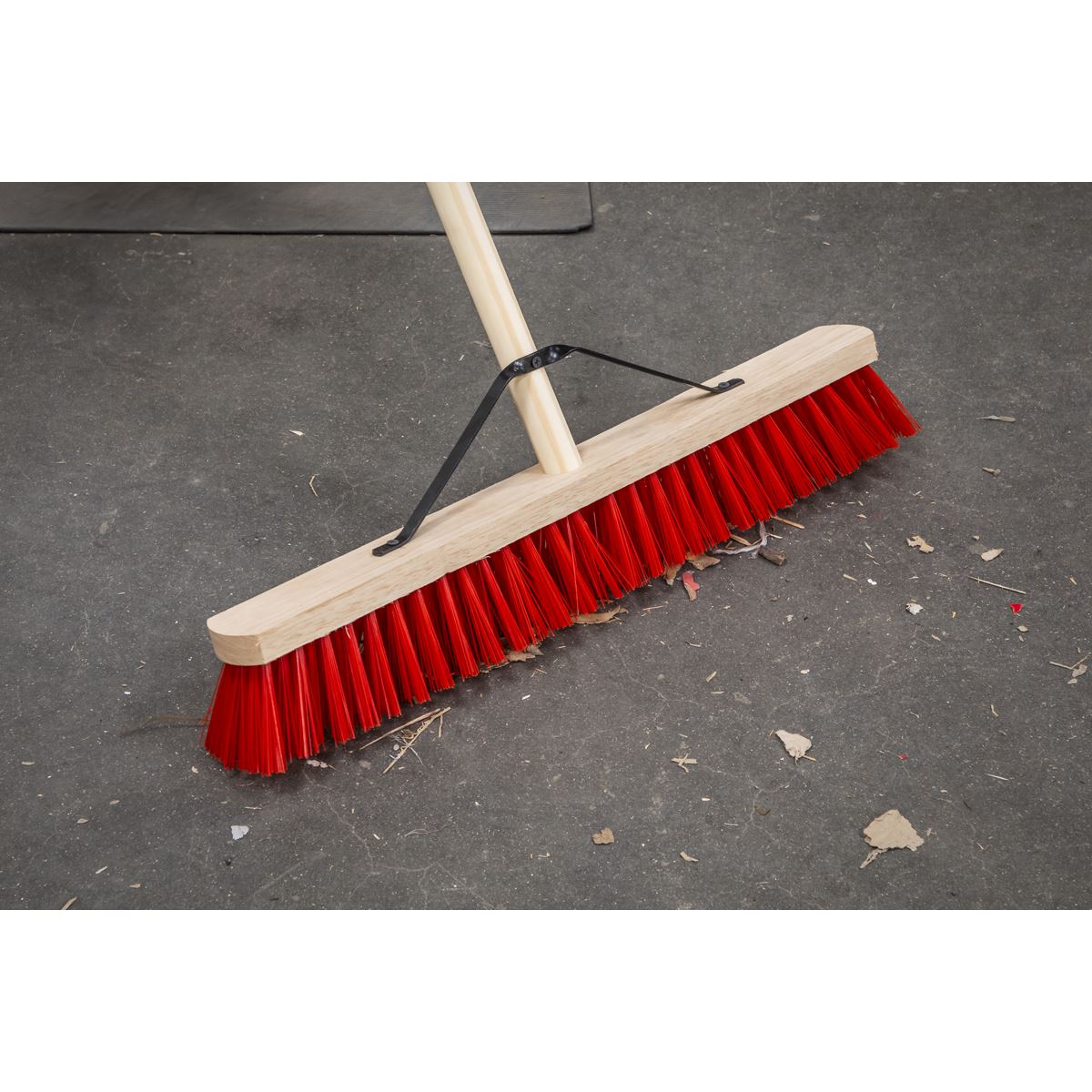 Sealey BM16P PVC Bristle Broom 24"(610mm) Sealey
