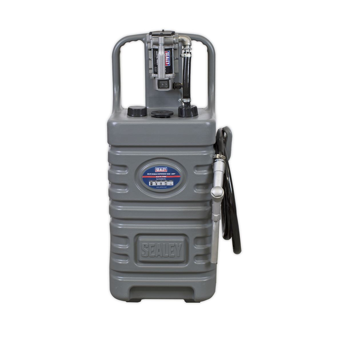 Sealey DT55GCOMBO1 Mobile Dispensing Tank 55L with Diesel Pump - Grey Sealey