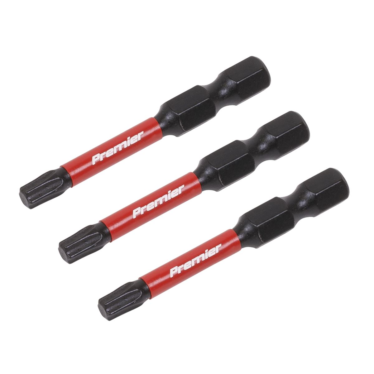 Sealey AK8243 TRX-Star* T25 Impact Power Tool Bits 50mm - 3pc Sealey