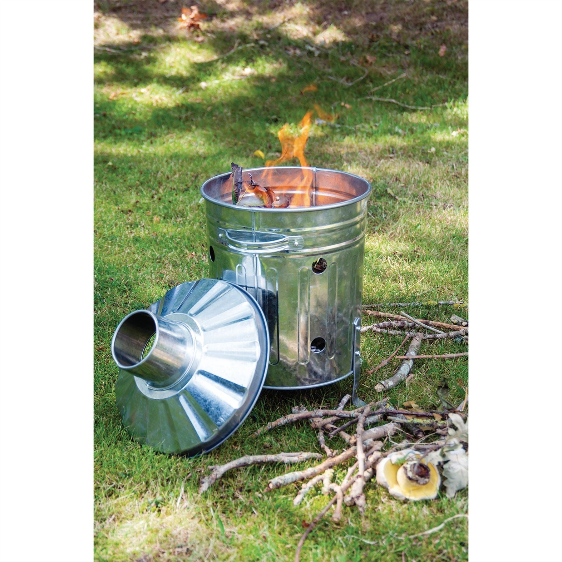 Draper 53250 Galvanised Mini Incinerator 15L Draper