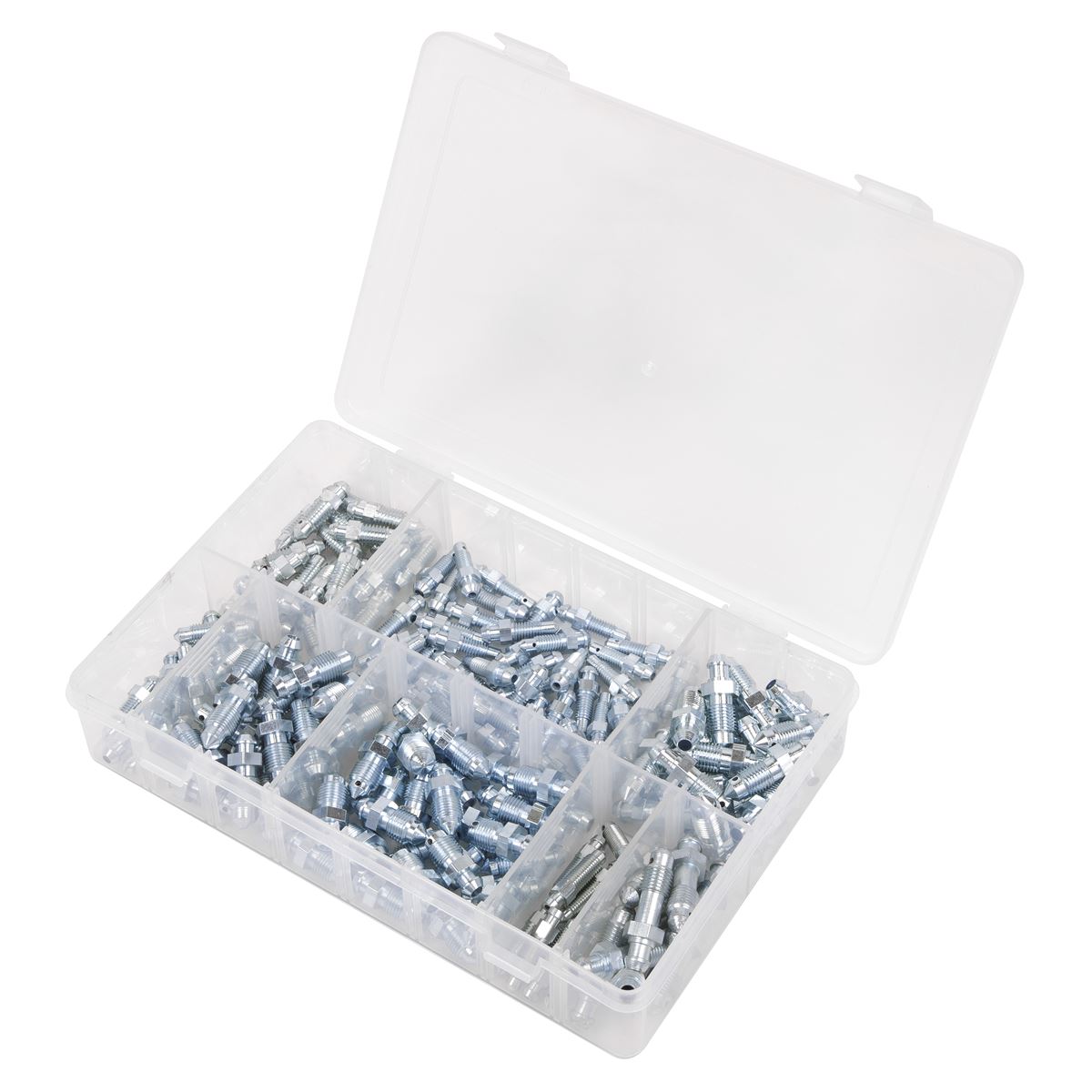 Sealey AB160BN Bleed Nipple Assortment 160pc Sealey