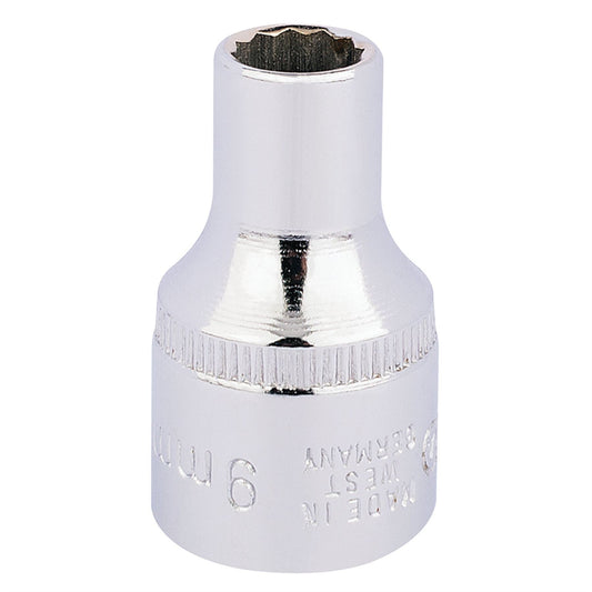 Elora 24541 Bi-Hexagon Socket 1/2" Sq. Dr. 9mm Elora