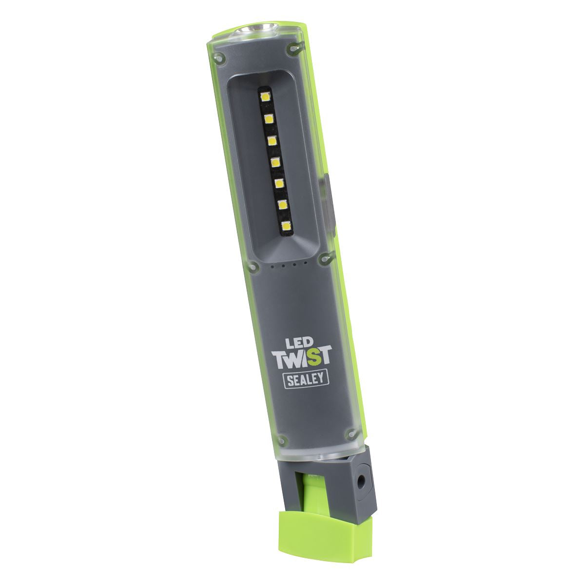 Sealey LED401G LED Twist Rechargeable Inspection Light 2W & 1W SMD LED Sealey