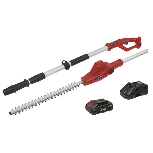 Sealey CP20VTP01 Cordless Telescopic Hedge Trimmer Kit 20V 2Ah SV20 Series Sealey