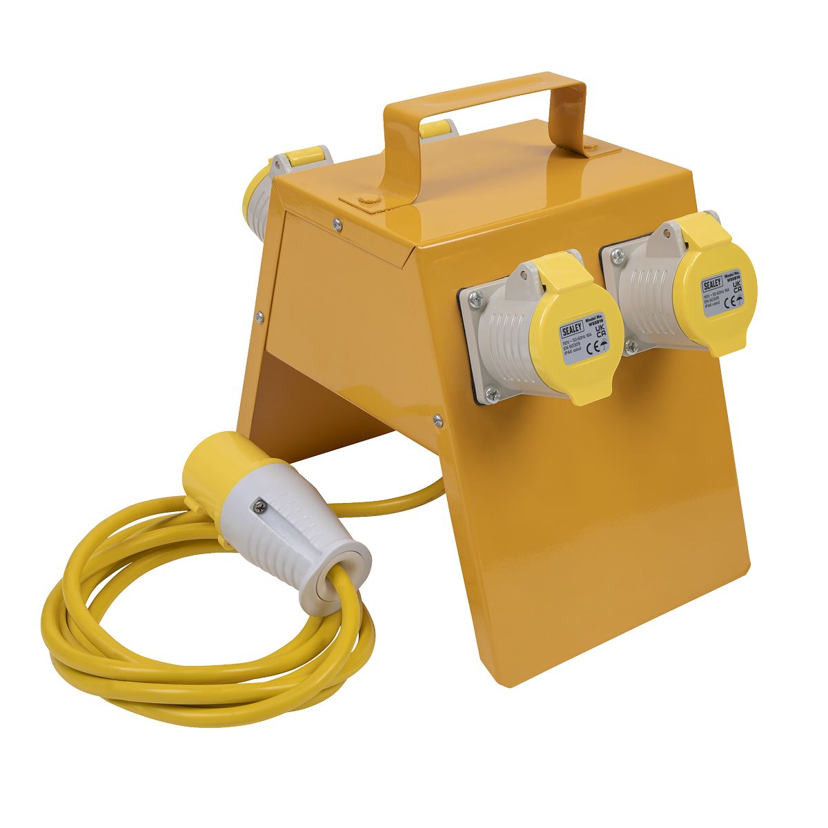 Sealey WSSB16 CEE 4-Way Splitter Box 1.5mm Cable 16A Plug Sealey