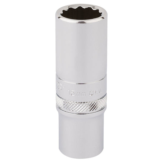 Draper 32965 HI-TORQ® 12 Point Deep Socket 3/8" Sq. Dr. 15mm Draper
