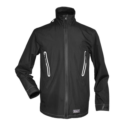 Sealey WPHJ04 Heated Rain Jacket 5V - 50" Chest X-Large Sealey