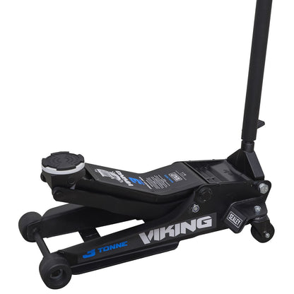Sealey 3100TB Viking Low Profile Professional Trolley Jack with Rocket Lift 3 Tonne Sealey