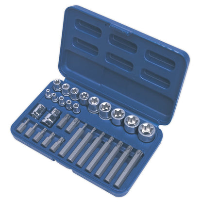 Sealey AK619 TRX-Star* Socket & Bit Set 30pc 1/4" 3/8" & 1/2"Sq Drive Sealey