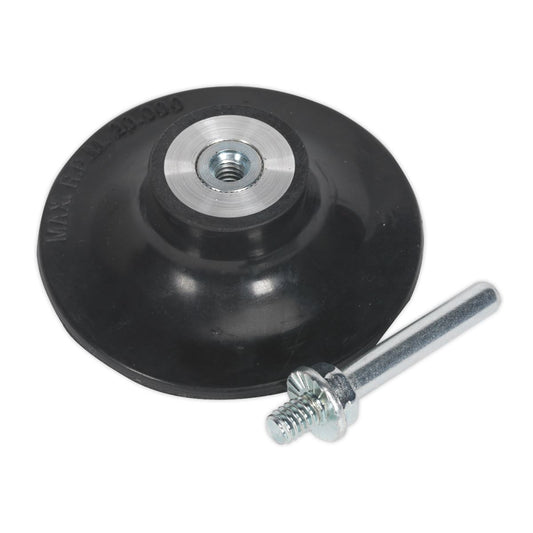 Sealey PTCQCBP75 Quick-Change Backing Pad Ø75mm 1/4"UNC Sealey