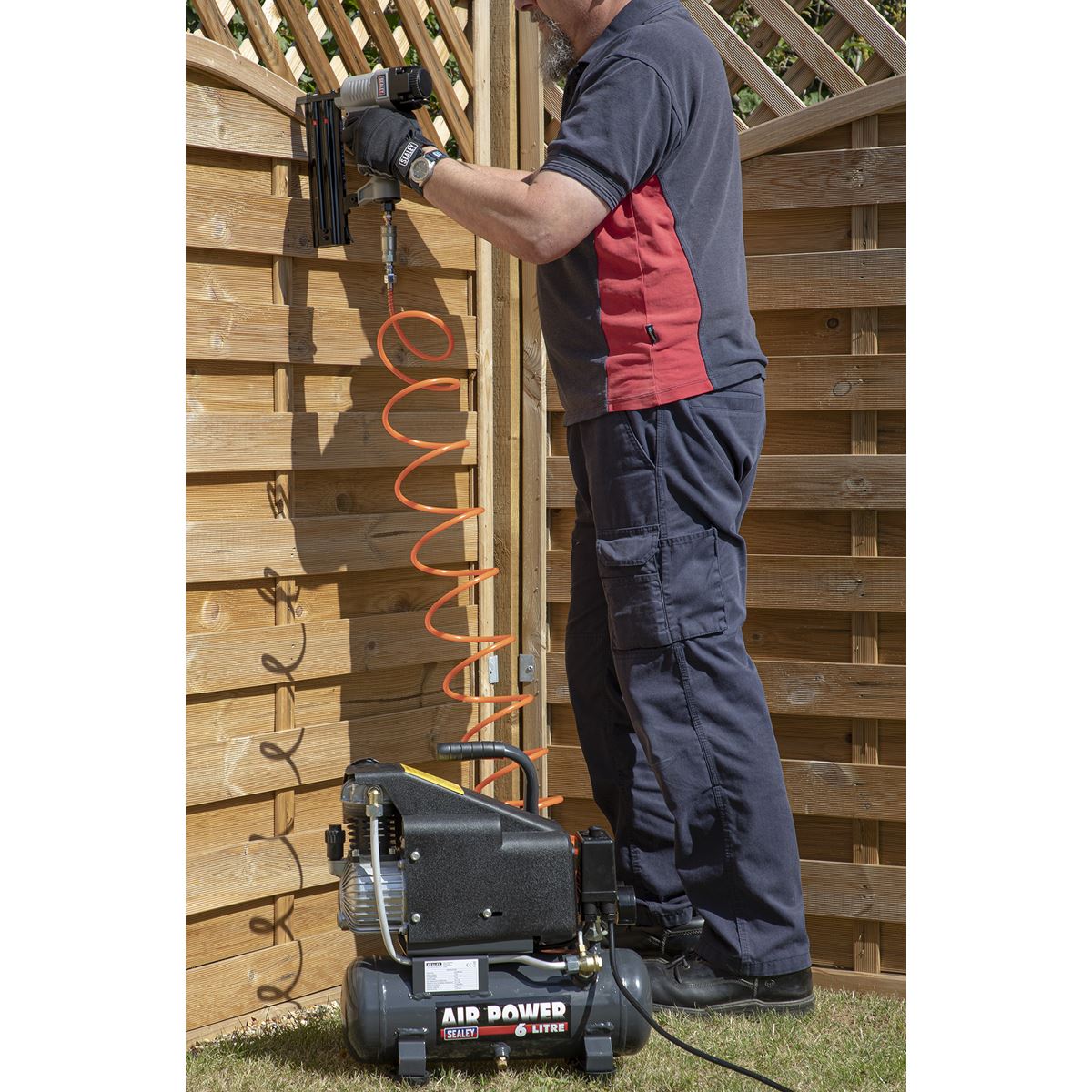 Sealey SA791 Air Nail Gun 10-50mm Capacity Sealey